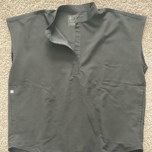 Women’s FIGS Rafaela Scrub Top- Black